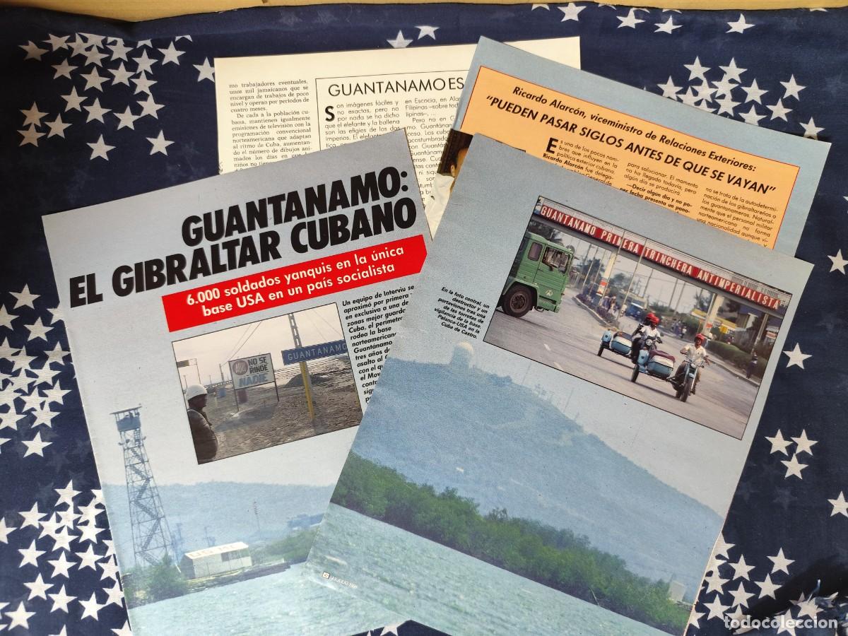 Coleccionismo de revista Intervi&uacute;: Guantanamo el Gibraltar cubano .Recorte/Cliping Revista Interviu 532-1986