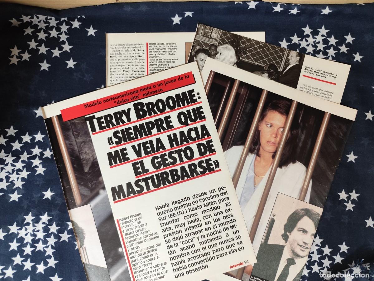 Coleccionismo de revista Intervi&uacute;: Modelo norteamericana mata a un joven de la dolce vita ...Recorte/Cliping Revista Interviu 530-1986
