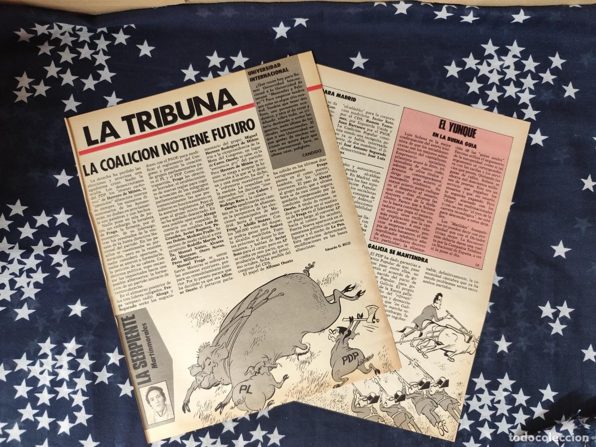 Coleccionismo de revista Intervi&uacute;: La serpiente Martinmorales .Recorte/Cliping Revista Interviu 530-1986