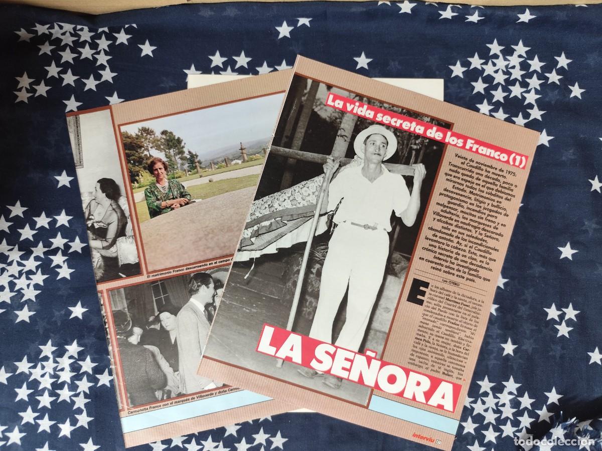 Coleccionismo de revista Intervi&uacute;: La vida secreta de los Franco (1).Recorte/Cliping Revista Interviu 530-1986