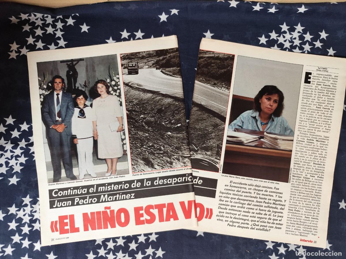 Coleccionismo de revista Intervi&uacute;: El ni&ntilde;o est&aacute; vivo Recorte/Cliping Revista Interviu 535-1986