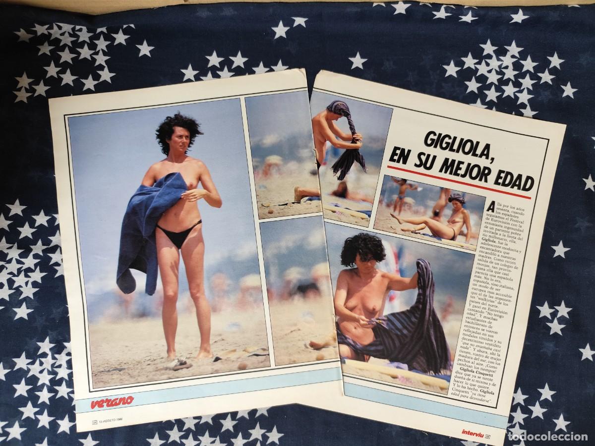 Colecionismo da Revista Intervi&uacute;: Gigliola , en su mejor edad Recorte/Cliping Revista Interviu 535-1986