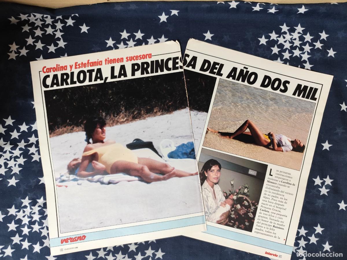 Coleccionismo de revista Intervi&uacute;: Carlota , la princesa del a&ntilde;o 2000 Recorte/Cliping Revista Interviu 535-1986