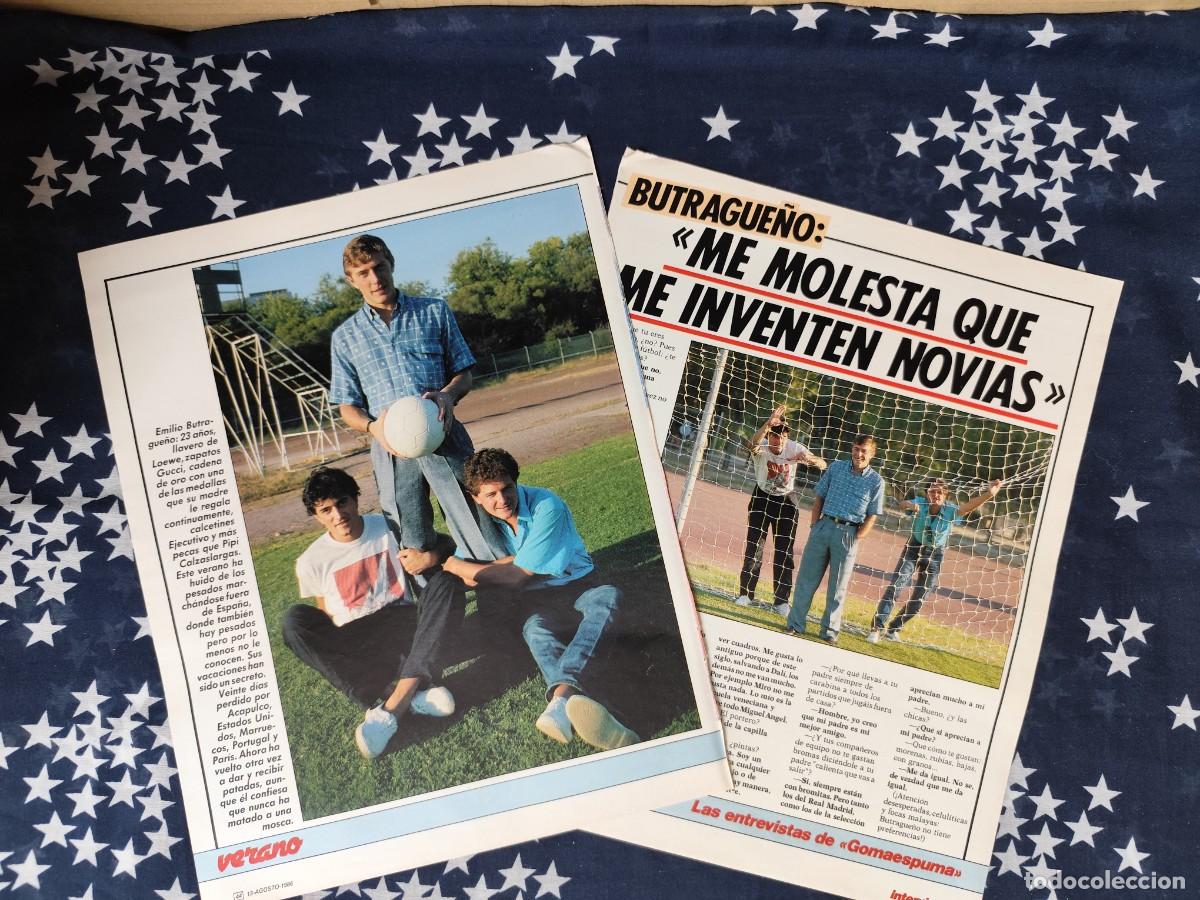 Coleccionismo de revista Intervi&uacute;: Butrague&ntilde;o Me molesta que me inventen novias Recorte/Cliping Revista Interviu 535-1986