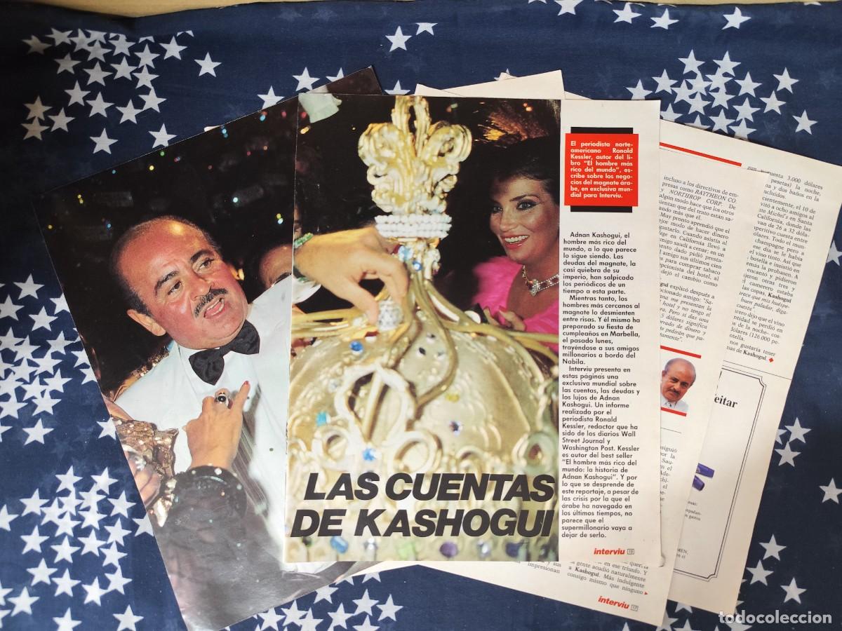 Coleccionismo de revista Intervi&uacute;: Las cuentas de Kashogui Recorte/Cliping Revista Interviu 533-1986