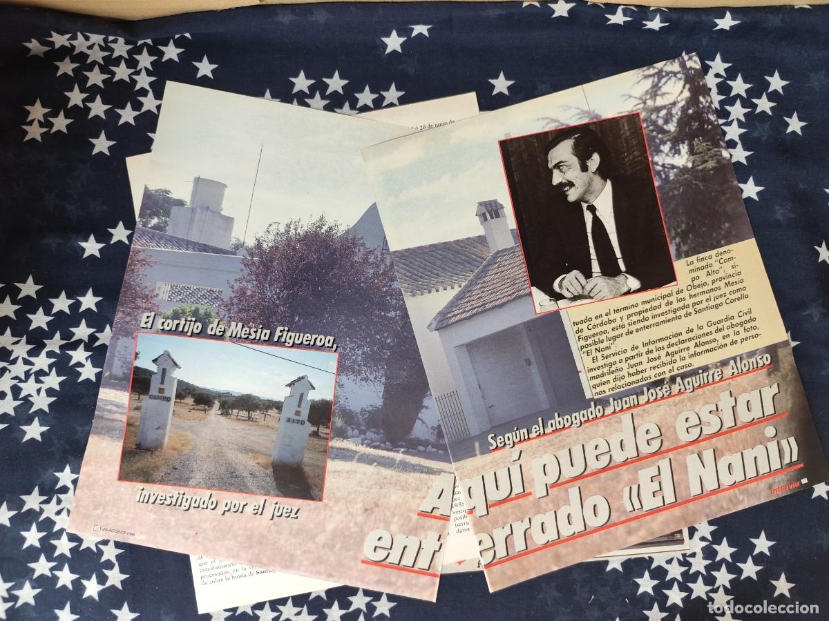 Coleccionismo de revista Intervi&uacute;: Aqu&iacute; puede estar enterrado el Nani . Recorte/Cliping Revista Interviu 536-1986