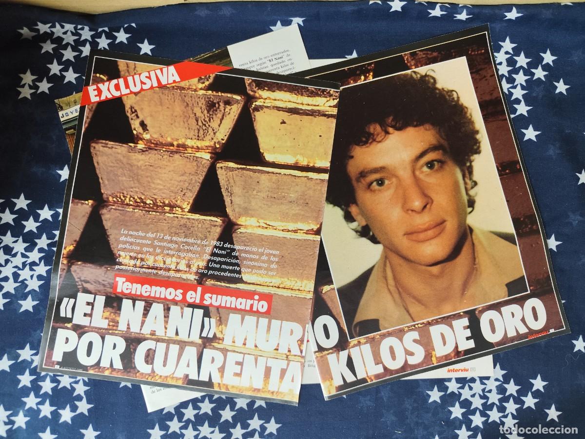 Coleccionismo de revista Intervi&uacute;: El Nani muri&oacute; por 40 kilos de oro Recorte/Cliping Revista Interviu 534-1986
