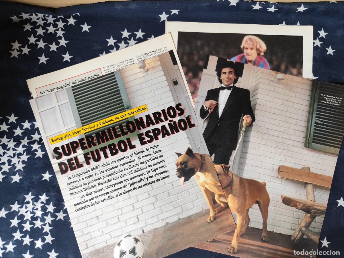 Coleccionismo de revista Intervi&uacute;: Supermillonarios del f&uacute;tbol espa&ntilde;ol. Recorte/Cliping Revista Interviu 538-1986