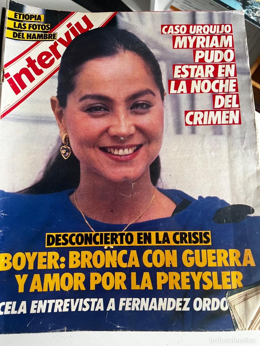 Coleccionismo de revista Intervi&uacute;: INTERVI&Uacute;. A&Ntilde;O 10. N&ordm; 478. JULIO DE 1985. ISABEL PRESLEY. LA CRISIS: BOYER BRONCA CON GUERRA Y.. LEER