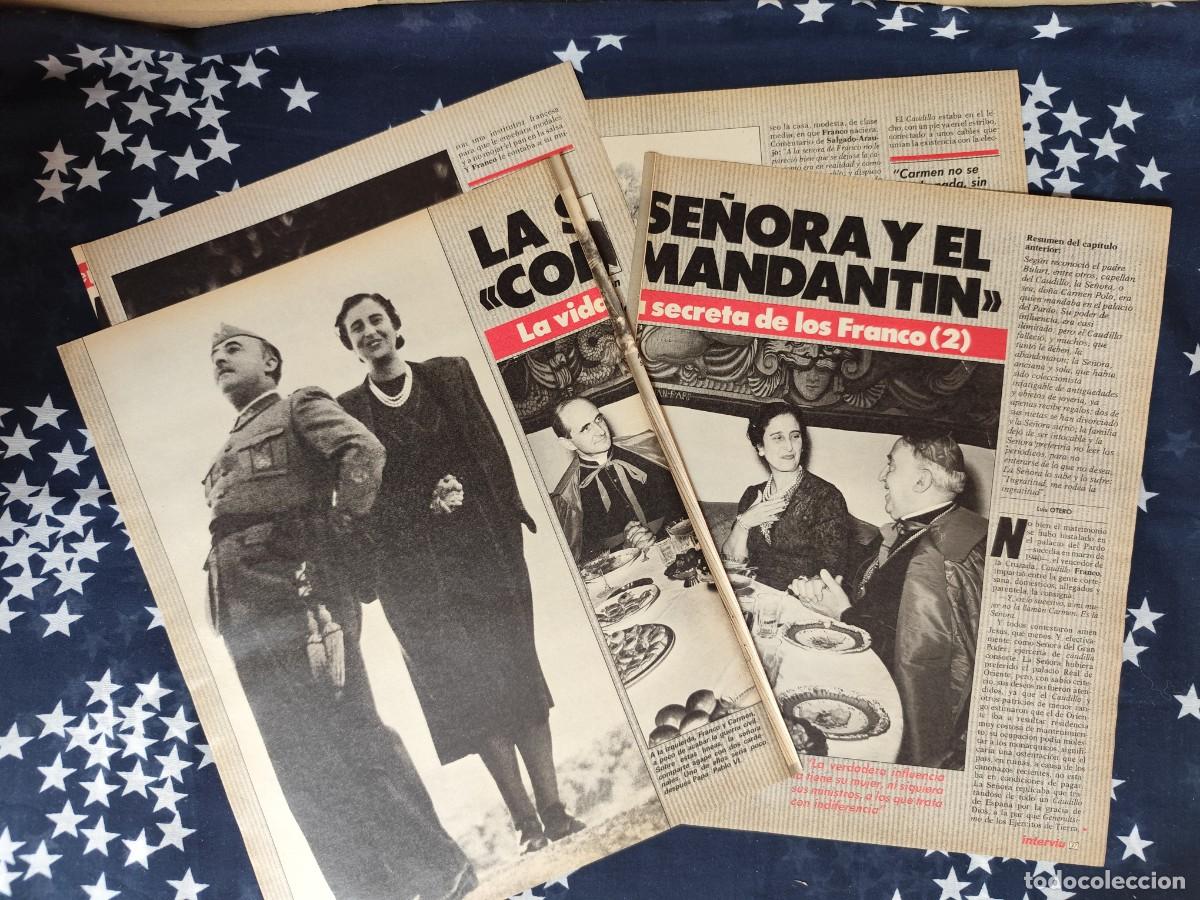 Coleccionismo de revista Intervi&uacute;: La vida secreta de los Franco (2)Recorte/Cliping Revista Interviu 531-1986