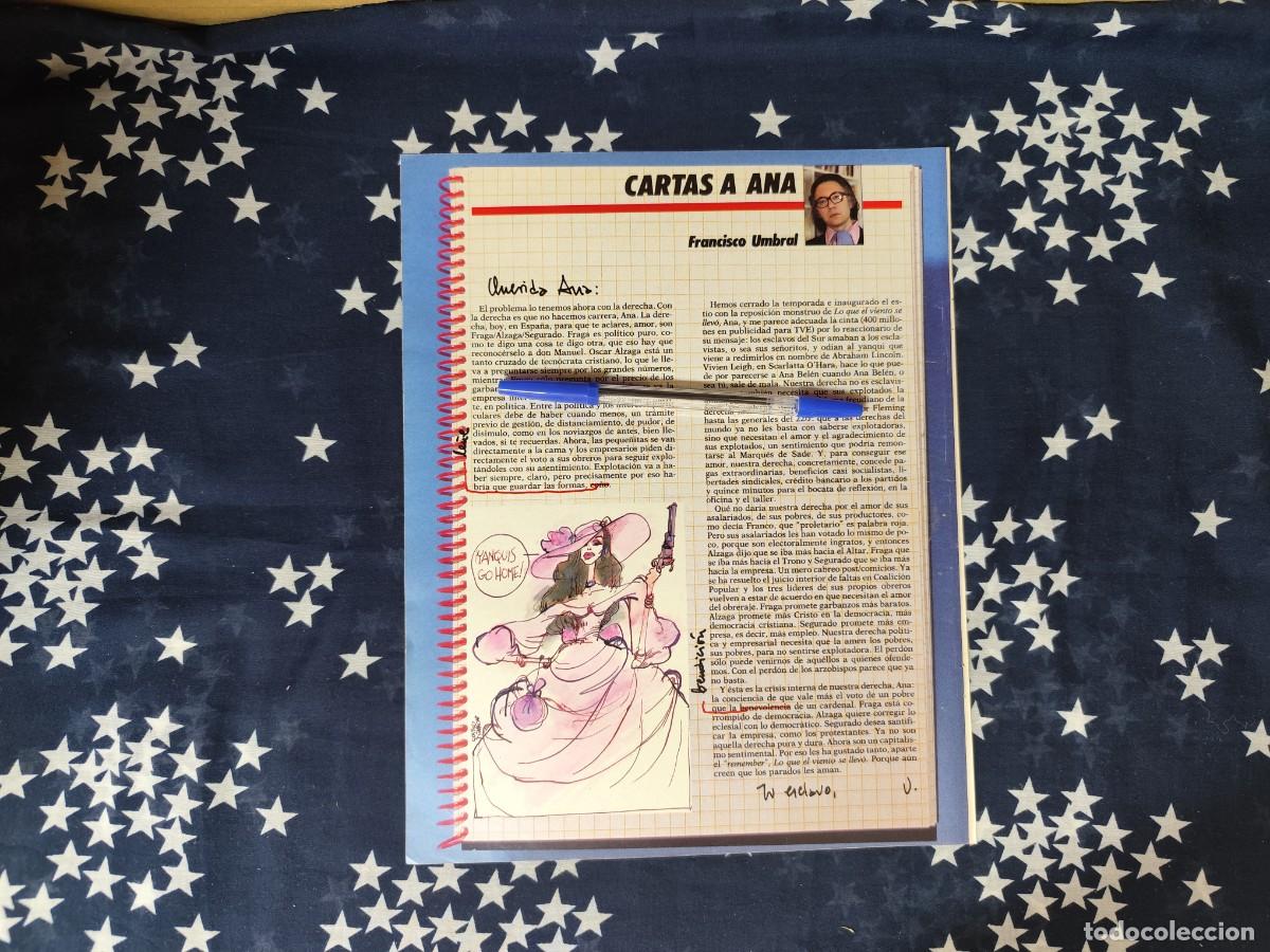 Collection Magazine Intervi&uacute;: Cartas a Ana Francisco Umbral Recorte/Cliping Revista Interviu 531-1986