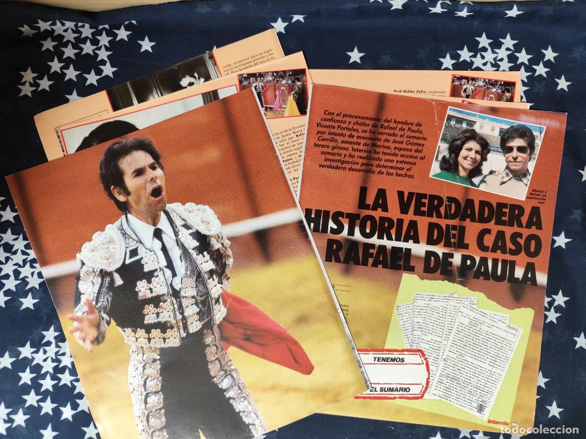 Collection Magazine Intervi&uacute;: La verdadera historia del caso Rafael de Paula Recorte/Cliping Revista Interviu 531-1986