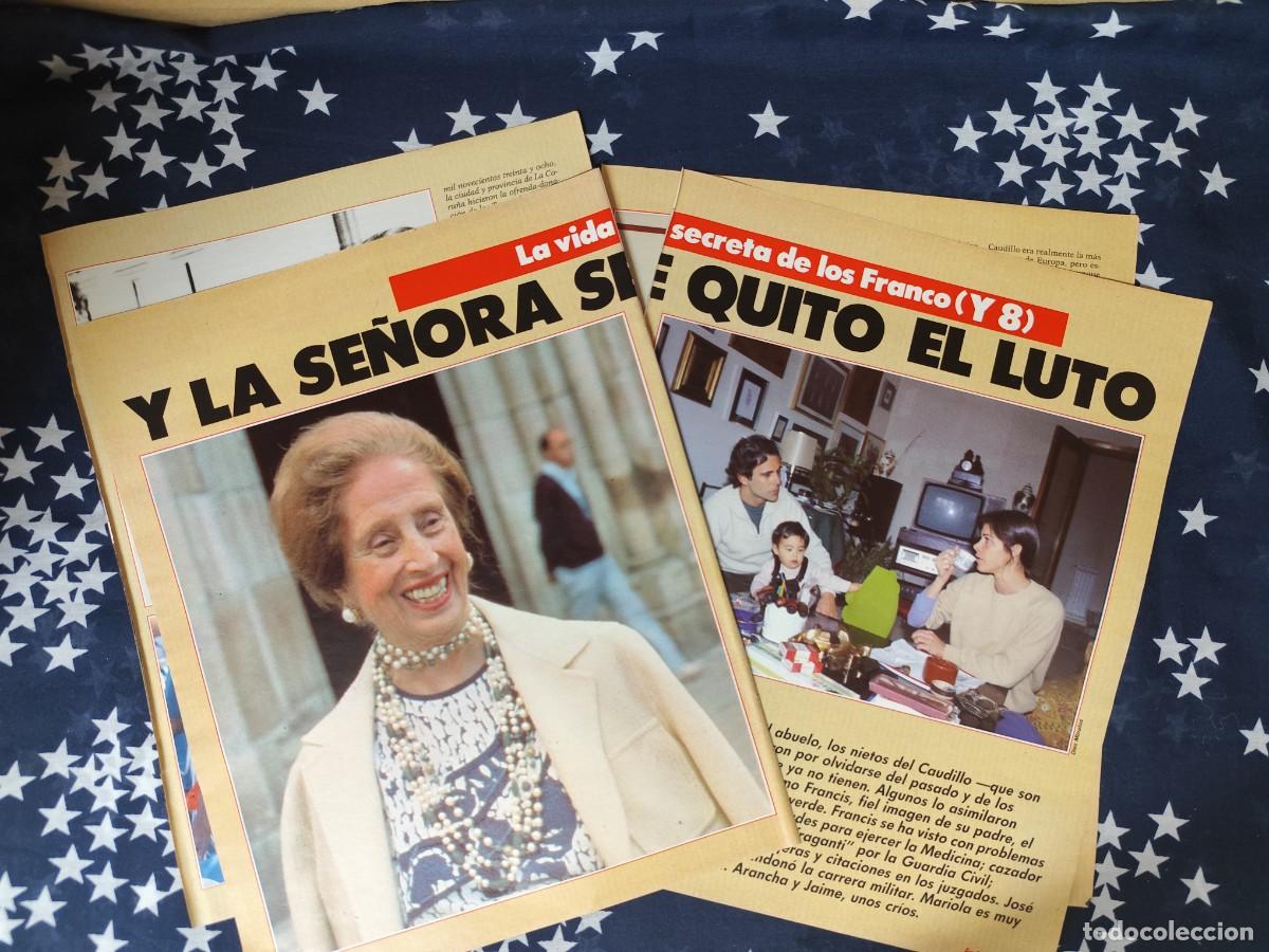 Coleccionismo de revista Intervi&uacute;: La vida secreta de los Franco (y 8)Recorte/Cliping Revista Interviu 537-1986