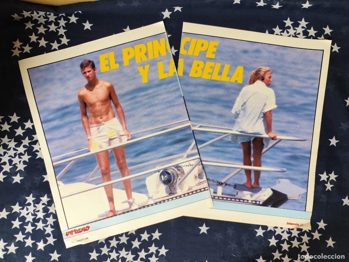 Colecionismo da Revista Intervi&uacute;: El pr&iacute;ncipe y la bella .Recorte/Cliping Revista Interviu 537-1986