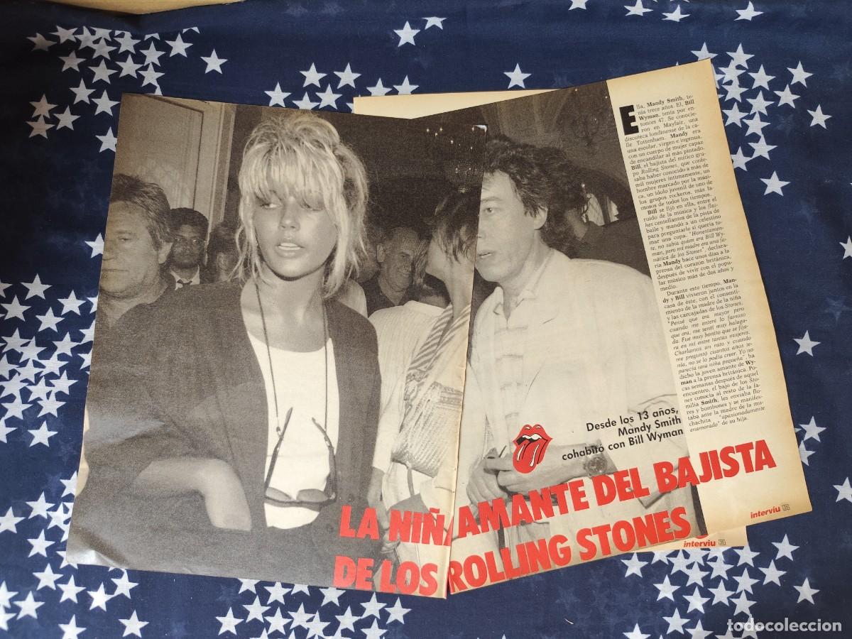 Coleccionismo de revista Intervi&uacute;: La ni&ntilde;a amante del bajista de los Rollings Stones.Recorte/Cliping Revista Interviu 537-1986