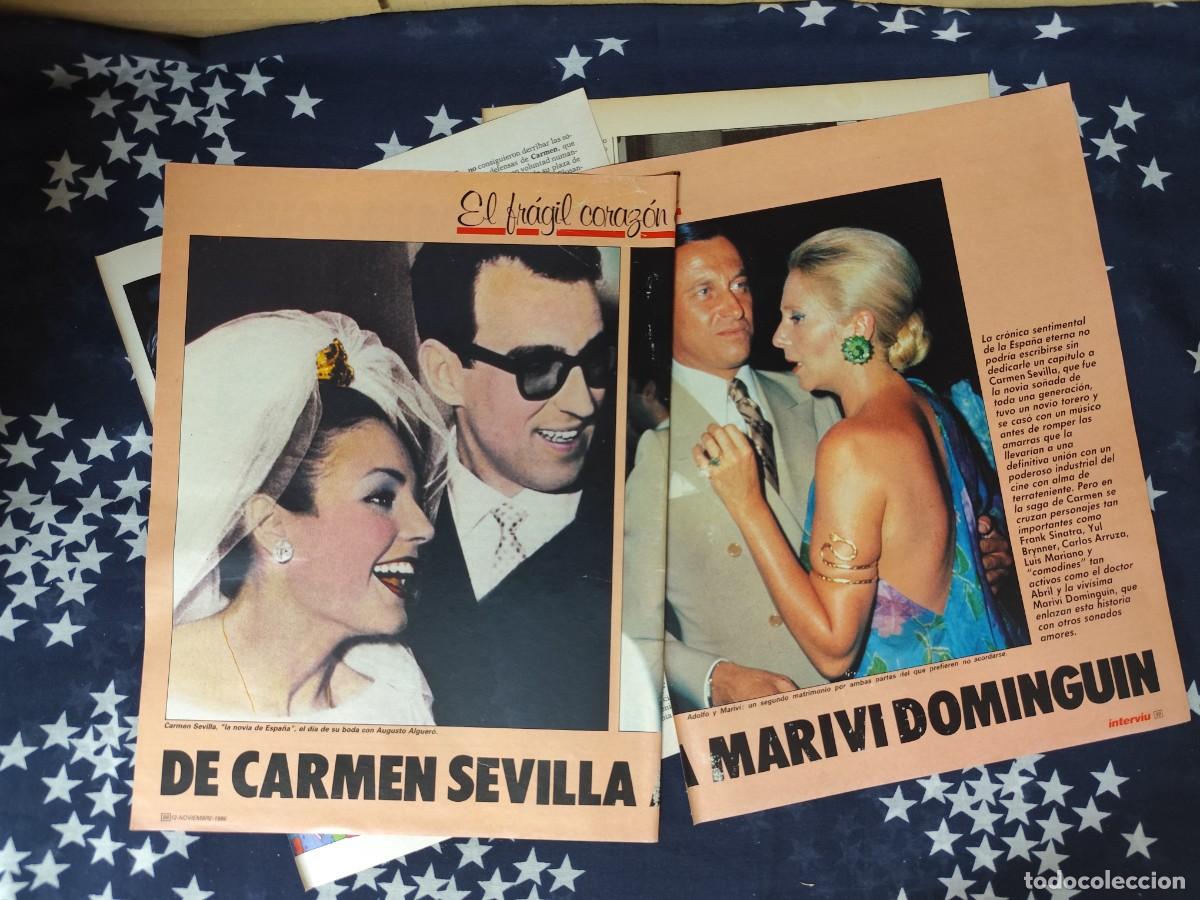 Coleccionismo de revista Intervi&uacute;: El fr&aacute;gil coraz&oacute;n de la Jet Recorte/Cliping Revista Interviu 548-1986