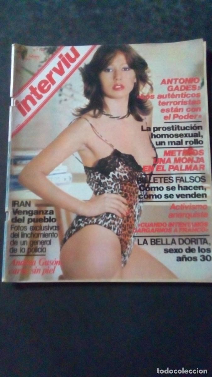 Coleccionismo de revista Intervi&uacute;: INTERVIU 144-ANDREA GUS&Oacute;N-AMANDA LEAR-NADIUSKA-EL PALMAR-ANARQUISMO-BELLA DORITA-RADIOS LIBRES
