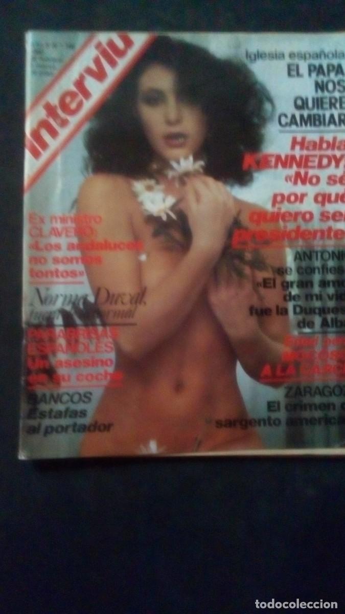 Coleccionismo de revista Intervi&uacute;: INTERVIU 198-NORMA DUVAL- EVA COATTI-GARC&Iacute;A TREVIJANO-MARISOL-ROC&Iacute;O DURCAL-NATURISMO PENTALFA