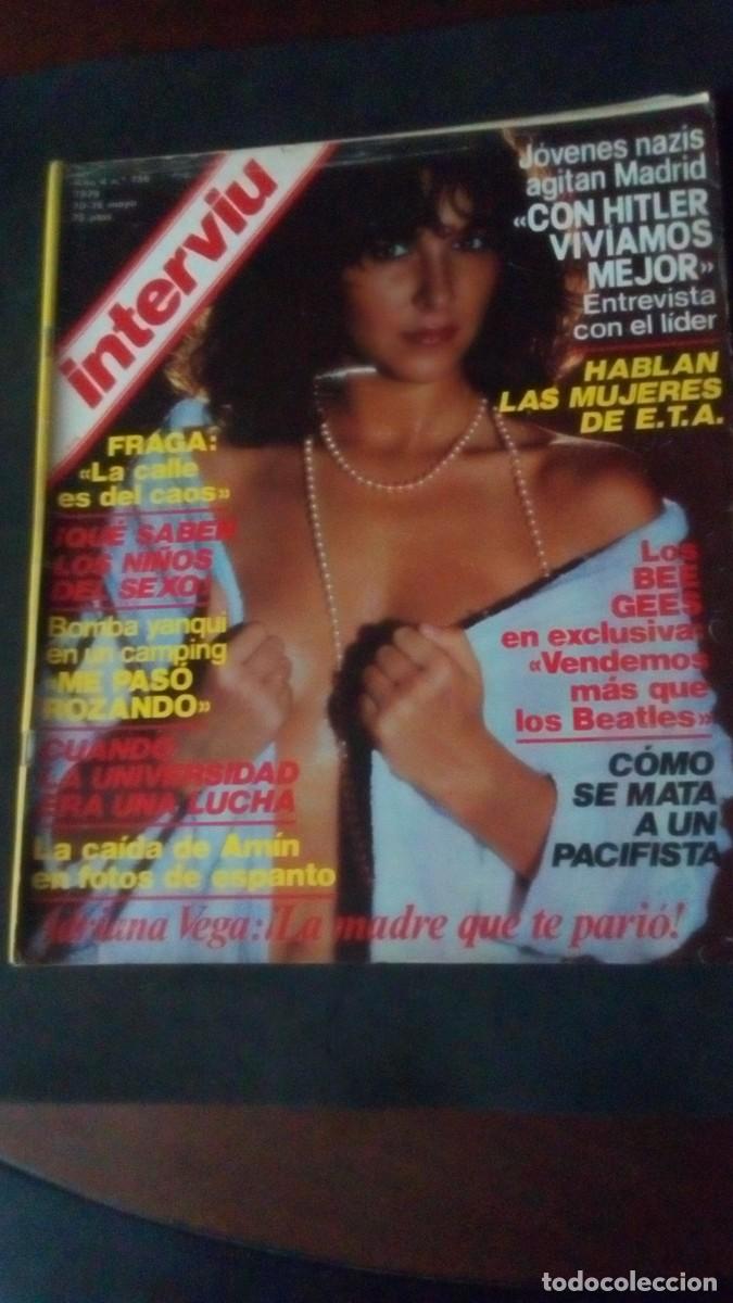 Coleccionismo de revista Intervi&uacute;: INTERVIU 156-ADRIANA VEGA-NEONAZIS-ULTRAS-ETA-MAR&Iacute;A JOS&Eacute; CANTUDO-BEE GEES-MAR&Iacute;A ASQUERINO