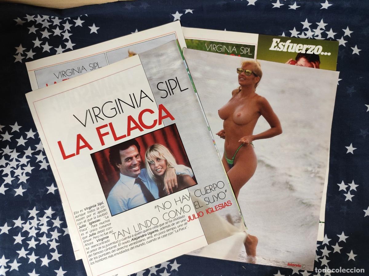 Coleccionismo de revista Intervi&uacute;: Virginia Sipl La Flaca Recorte/Cliping Revista Interviu 547-1986