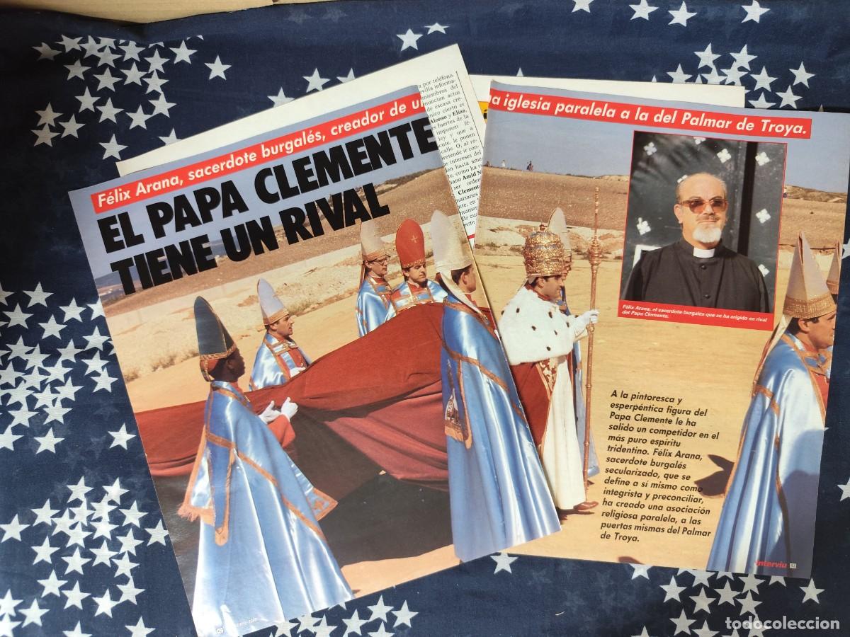 Coleccionismo de revista Intervi&uacute;: El Papa Clemente tiene un rival Recorte/Cliping Revista Interviu 542-1986