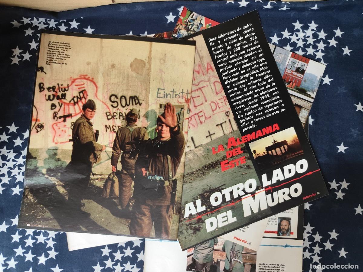 Coleccionismo de revista Intervi&uacute;: Al otro lado del muro Recorte/Cliping Revista Interviu 541-1986