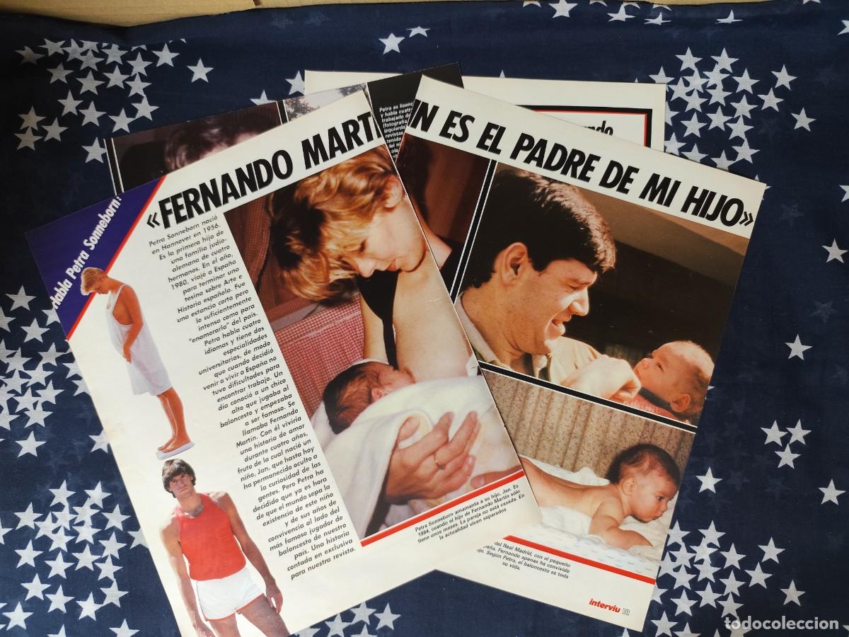 Coleccionismo de revista Intervi&uacute;: Fernando Mart&iacute;n es el padre de mi hijo Recorte/Cliping Revista Interviu 541-1986