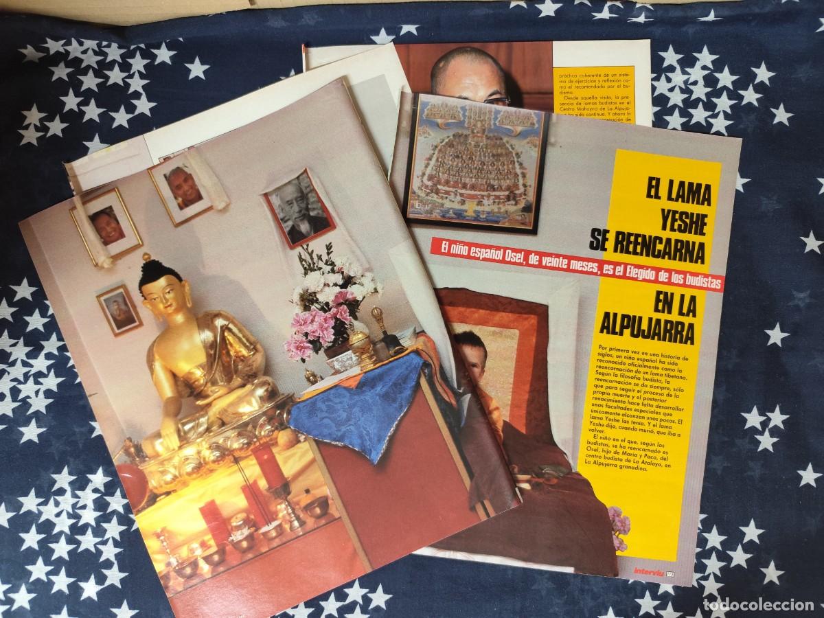 Coleccionismo de revista Intervi&uacute;: El lama Yeshe se reencarnar&aacute; en la Alpujarra Recorte/Cliping Revista Interviu 545-1986