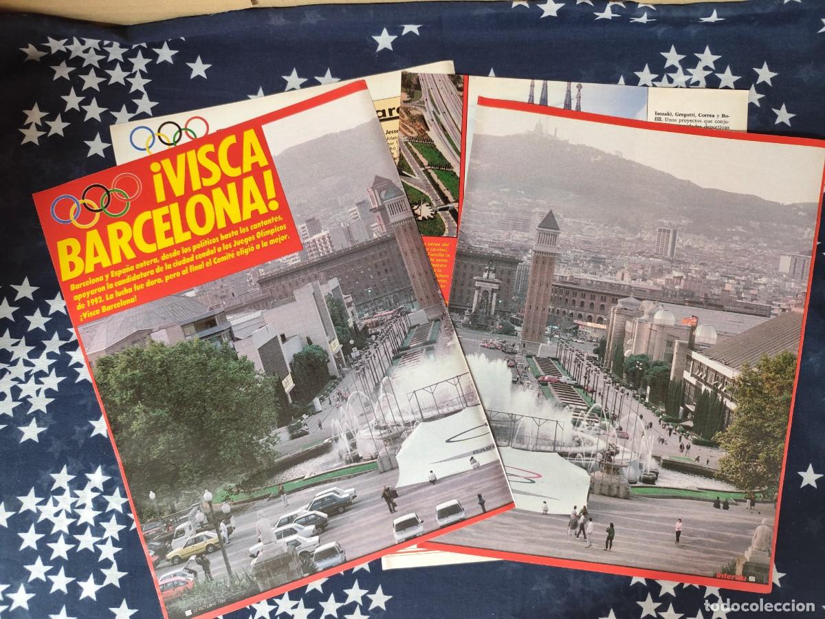 Coleccionismo de revista Intervi&uacute;: Visca Barcelona Recorte/Cliping Revista Interviu 545-1986