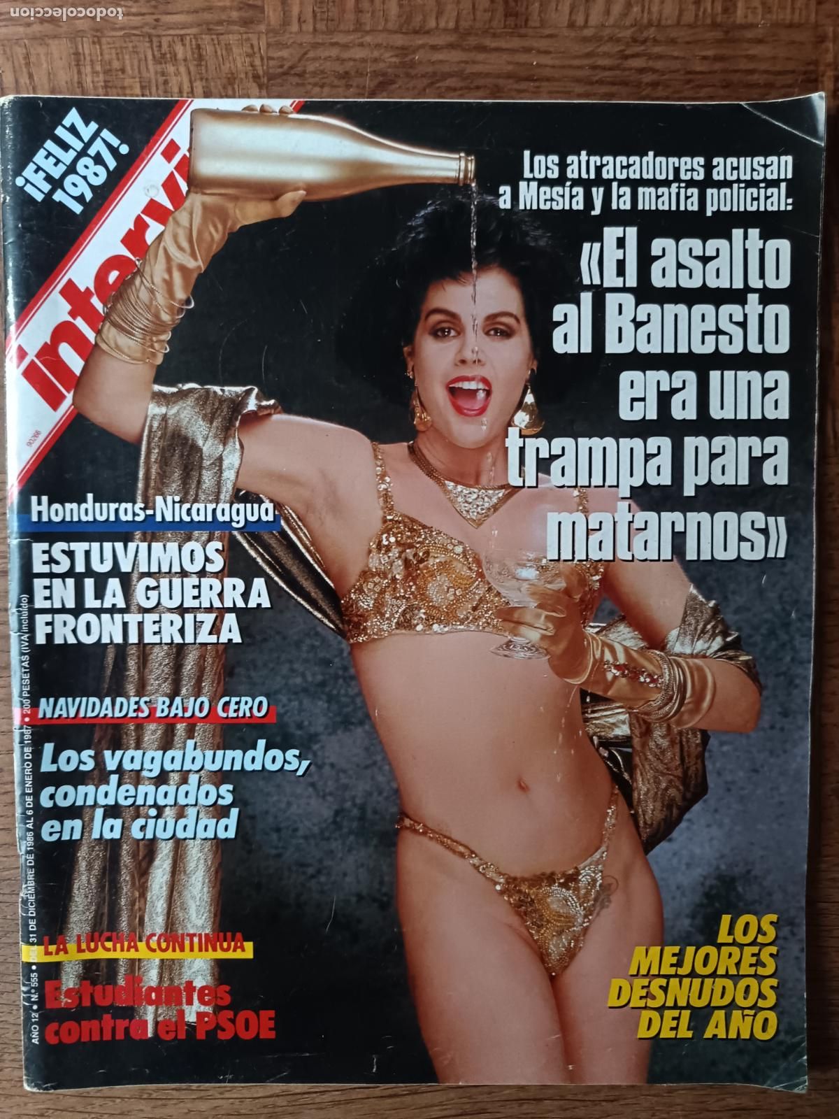 Coleccionismo de revista Intervi&uacute;: INTERVIU 555 de 1986. ISABEL PANTOJA, PLACIDO DOMINGO, ALASKA, ROSARIO, CREVILLENT, PALESTINA...
