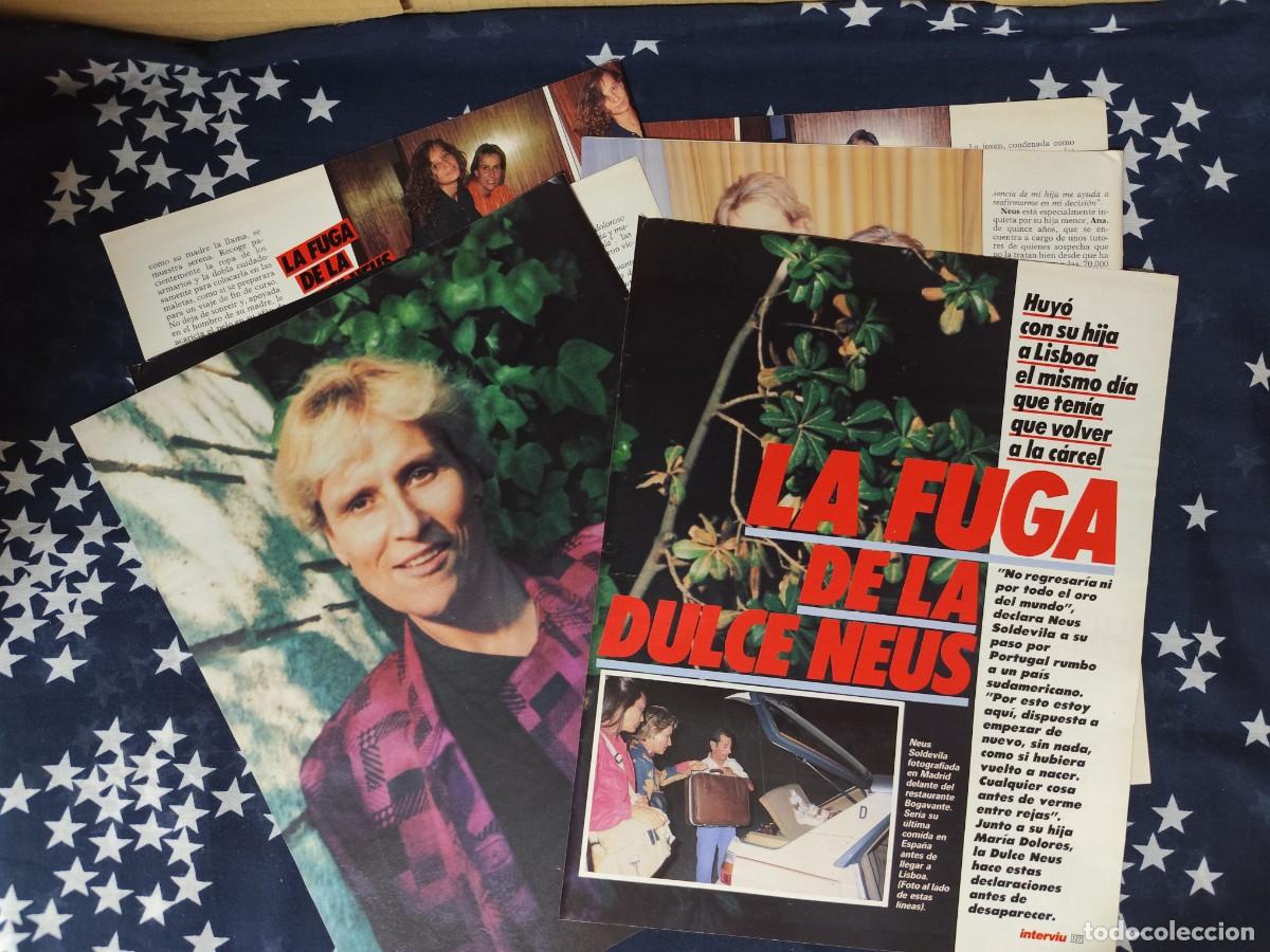Coleccionismo de revista Intervi&uacute;: La fuga de la dulce Neus Recort&eacute;/Cliping Revista Interviu 543-1986
