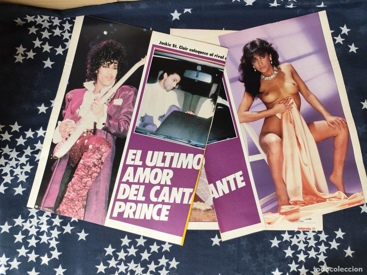 Coleccionismo de revista Intervi&uacute;: El &uacute;ltimo amor del cantante Prince Recort&eacute;/Cliping Revista Interviu 543-1986