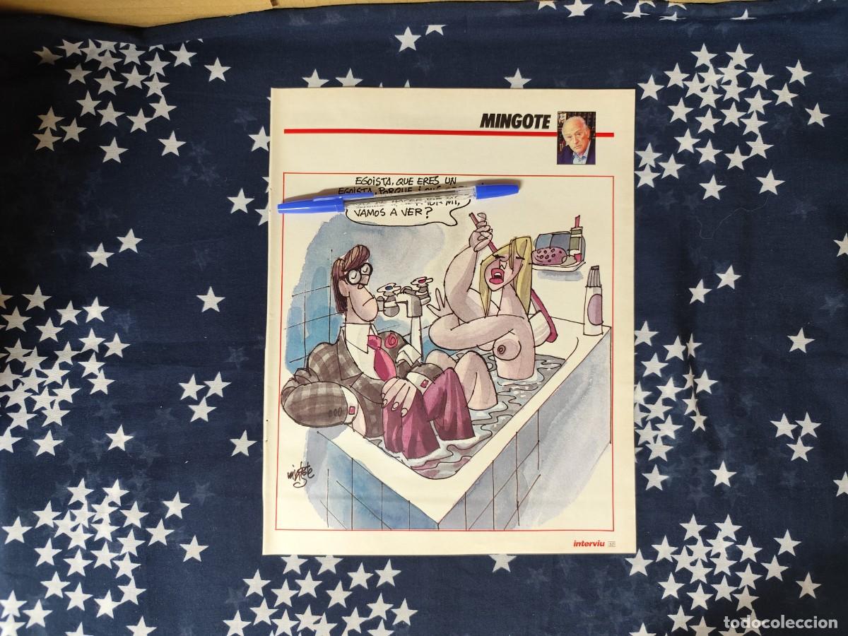 Coleccionismo de revista Intervi&uacute;: Mingote Recort&eacute;/Cliping Revista Interviu 540-1986