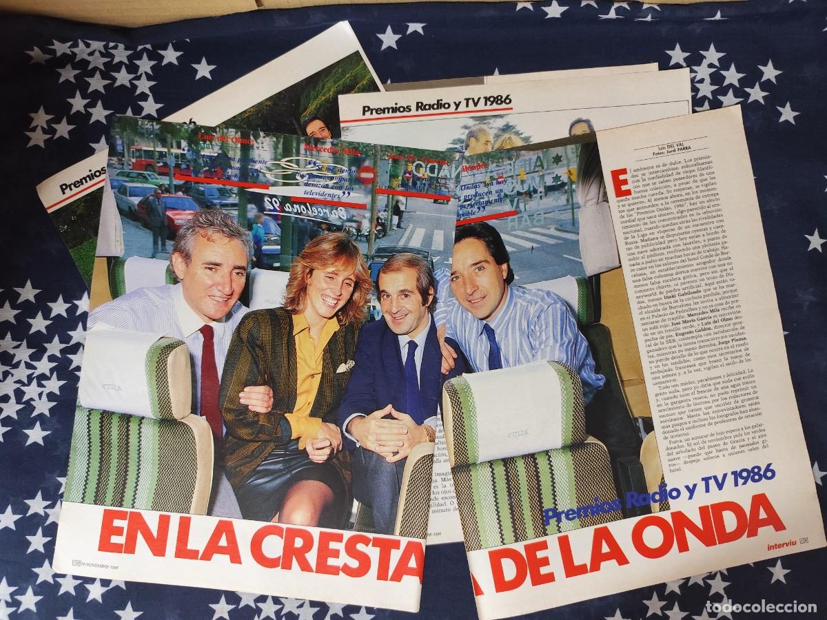 Coleccionismo de revista Intervi&uacute;: En la cresta de la onda Recort&eacute;/Cliping Revista Interviu 549-1986