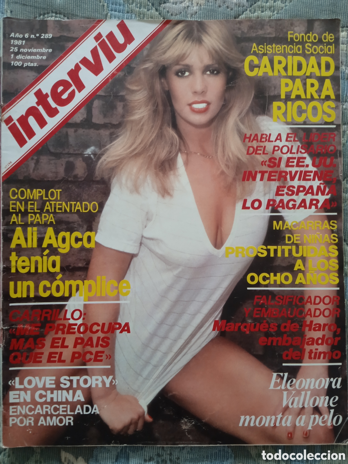 Coleccionismo de revista Intervi&uacute;: Intervi&uacute; a&ntilde;os 80 buen estado