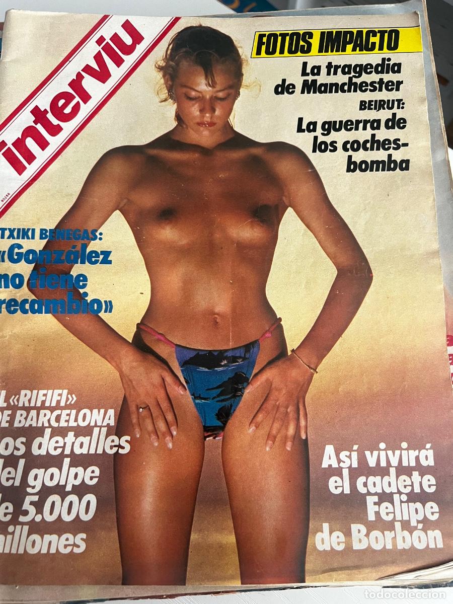 Coleccionismo de revista Intervi&uacute;: INTERVI&Uacute;. A&Ntilde;O 10. N&ordm; 485. AGOSTO DE 1985. LA GUERRA DE LOS COCHES-BOMBA. ACCIDENTE A&Eacute;REO EN M.. LEER