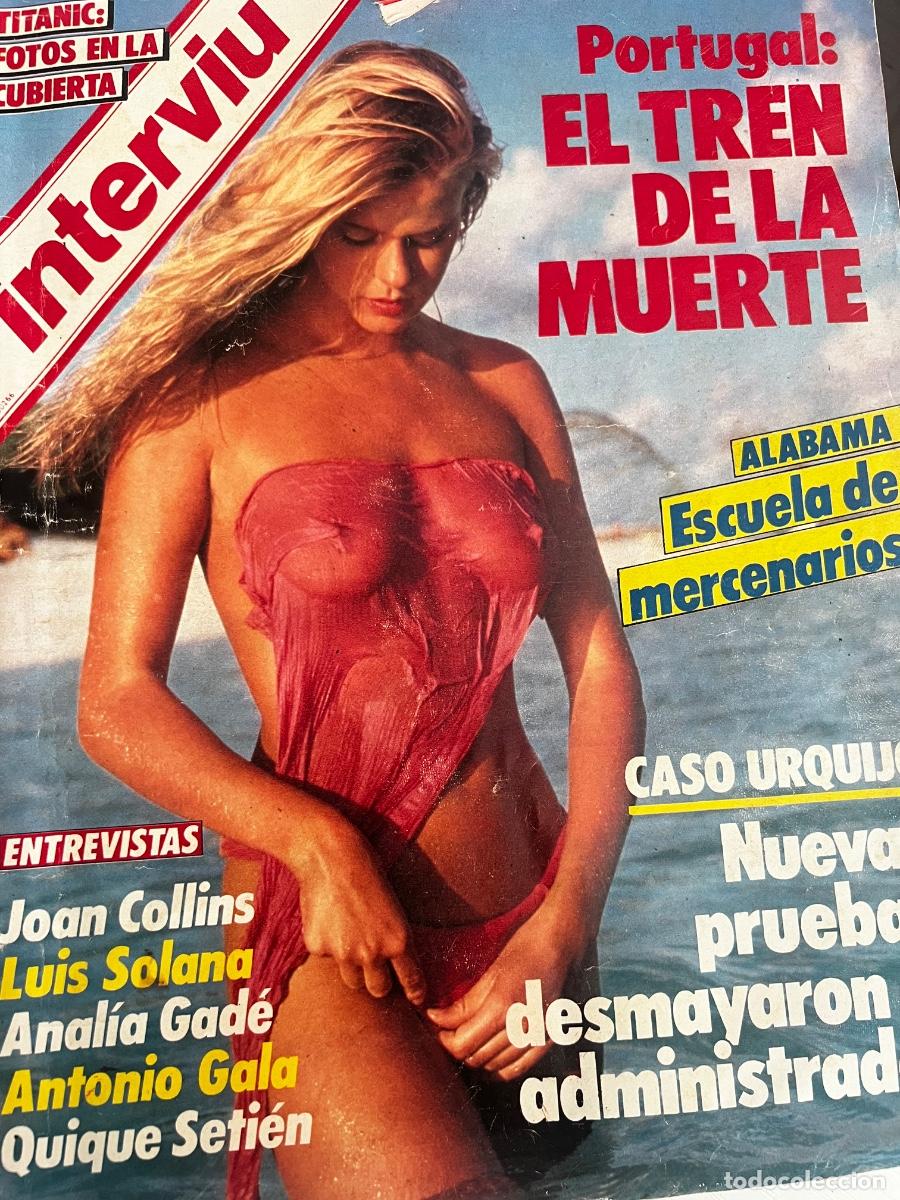 Coleccionismo de revista Intervi&uacute;: INTERVI&Uacute;. A&Ntilde;O 10. N&ordm; 488. SEPTIEMBRE DE 1985. EL CASO URQUIJO, NUEVAS PRUEBAS. TRAGEDIA EN PO.. LEER