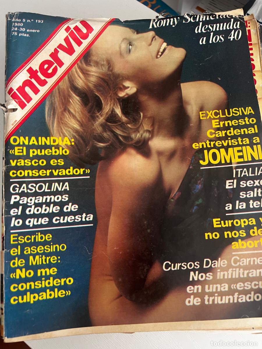 Coleccionismo de revista Intervi&uacute;: INTERVI&Uacute;. N&ordm; 193. ENERO 1980. ROMY SCHNEIDER. ITALIA: EL SEXO SALTA A LA TELE. LEER