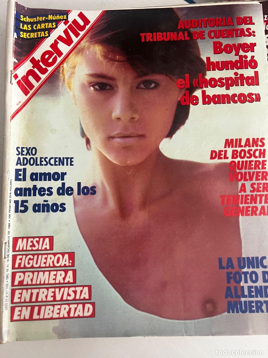 Coleccionismo de revista Intervi&uacute;: INTERVI&Uacute;. A&Ntilde;O 11. N&ordm; 552. DICIEMBRE 1986. LA &Uacute;NICA FOTO DE ALLENDE MUERTO. EL SEXO ADOLESCTE. LEER