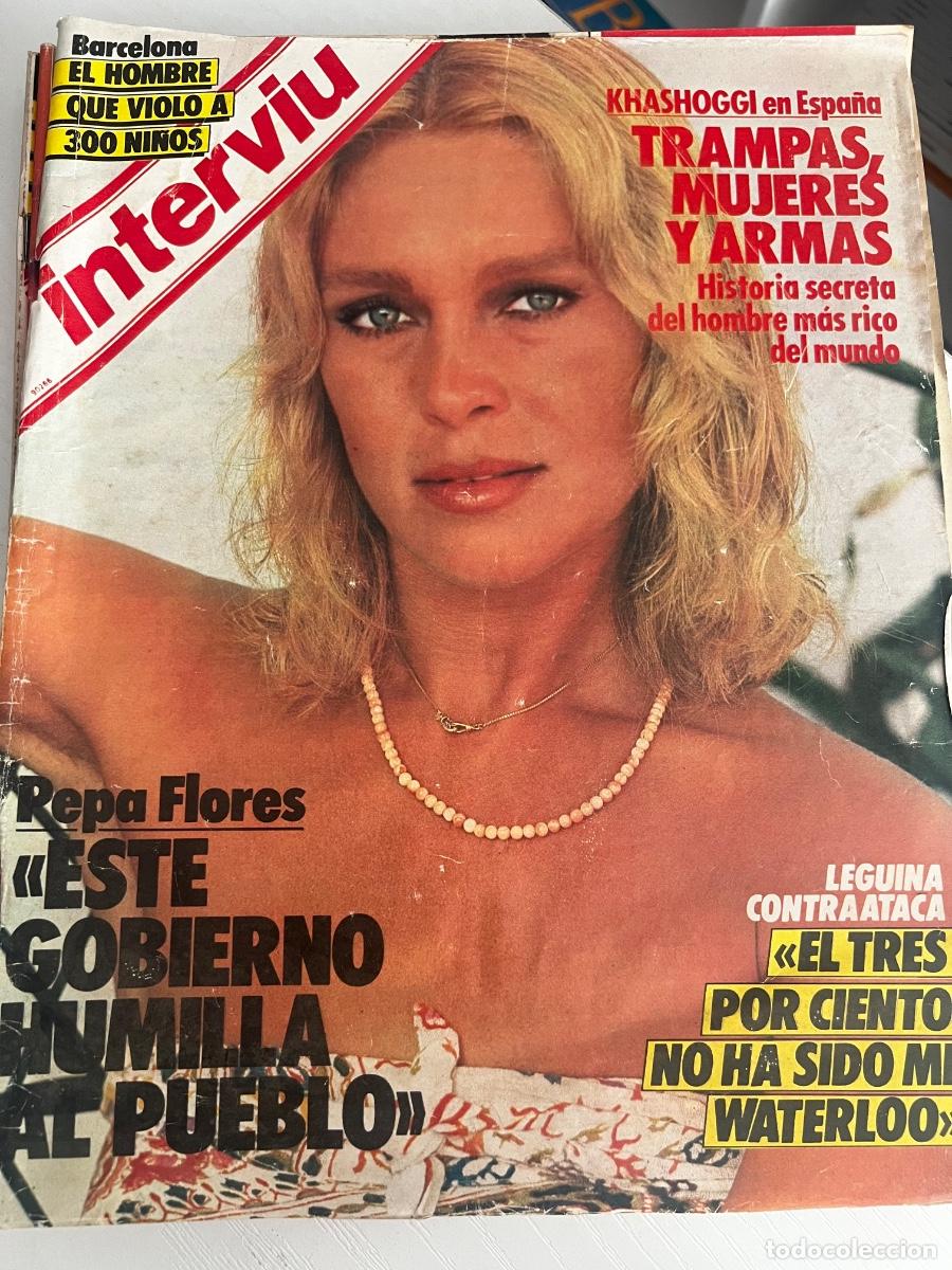 Coleccionismo de revista Intervi&uacute;: INTERVI&Uacute;. A&Ntilde;O 10. N&ordm; 465. ABRIL DE 1985. PEPA FLORES. PROSTITUTAS EN PIE DE GUERRA. EL AUGE D.. LEER