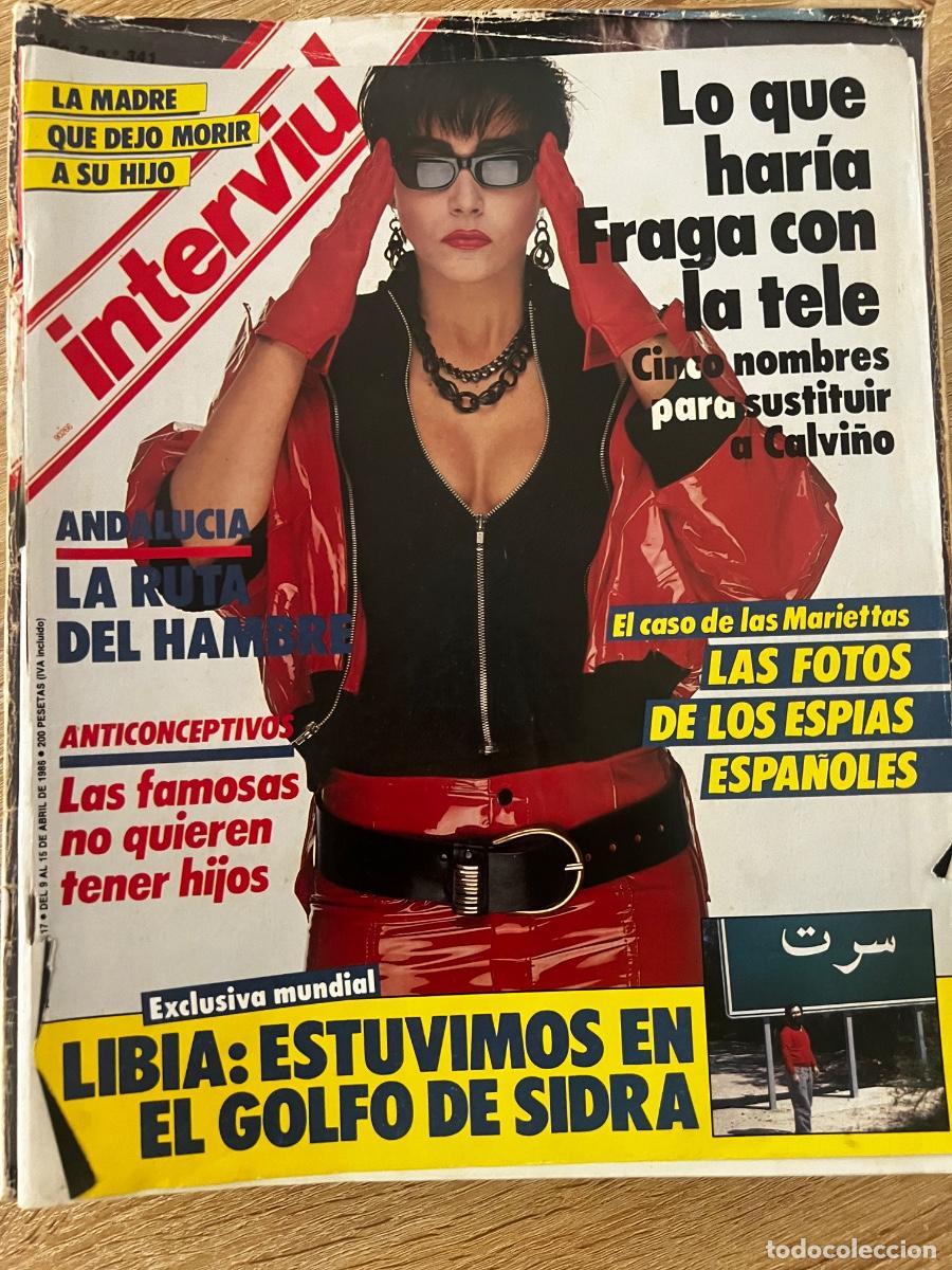 Coleccionismo de revista Intervi&uacute;: INTERVI&Uacute;. A&Ntilde;O 11. N&ordm; 517. ABRIL DE 1986. ROTA: 5 CAZAS ESPA&Ntilde;OLES SI ATACA GADAFI. GU&Iacute;A DEL AN.. LEER