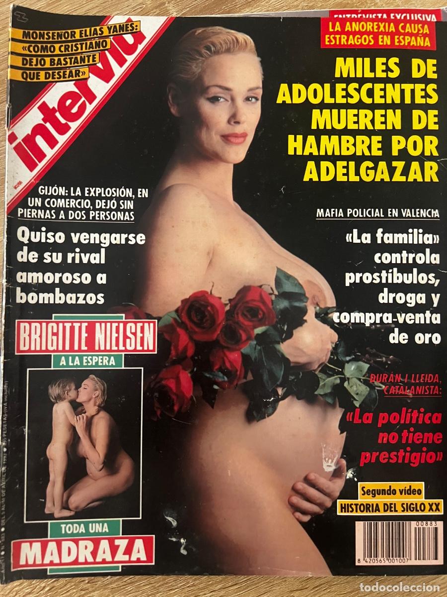 Coleccionismo de revista Intervi&uacute;: INTERVI&Uacute;. A&Ntilde;O 17. N&ordm; 883 ABRIL 1993. BRIGITTE NIELSEN. LA ANOREXIA CAUSA ESTRAGOS EN ESPA&Ntilde;A. LEER
