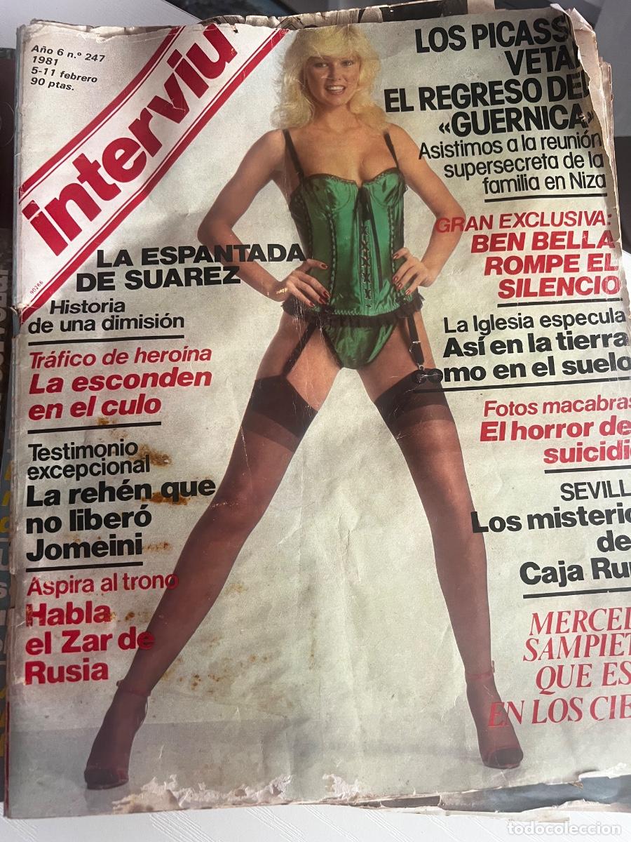 Coleccionismo de revista Intervi&uacute;: INTERVIU. N&deg; 247. FEBRERO 1981. MERCEDES SAMPIETRO QUE EST&Aacute;S EN LOS CIELOS.