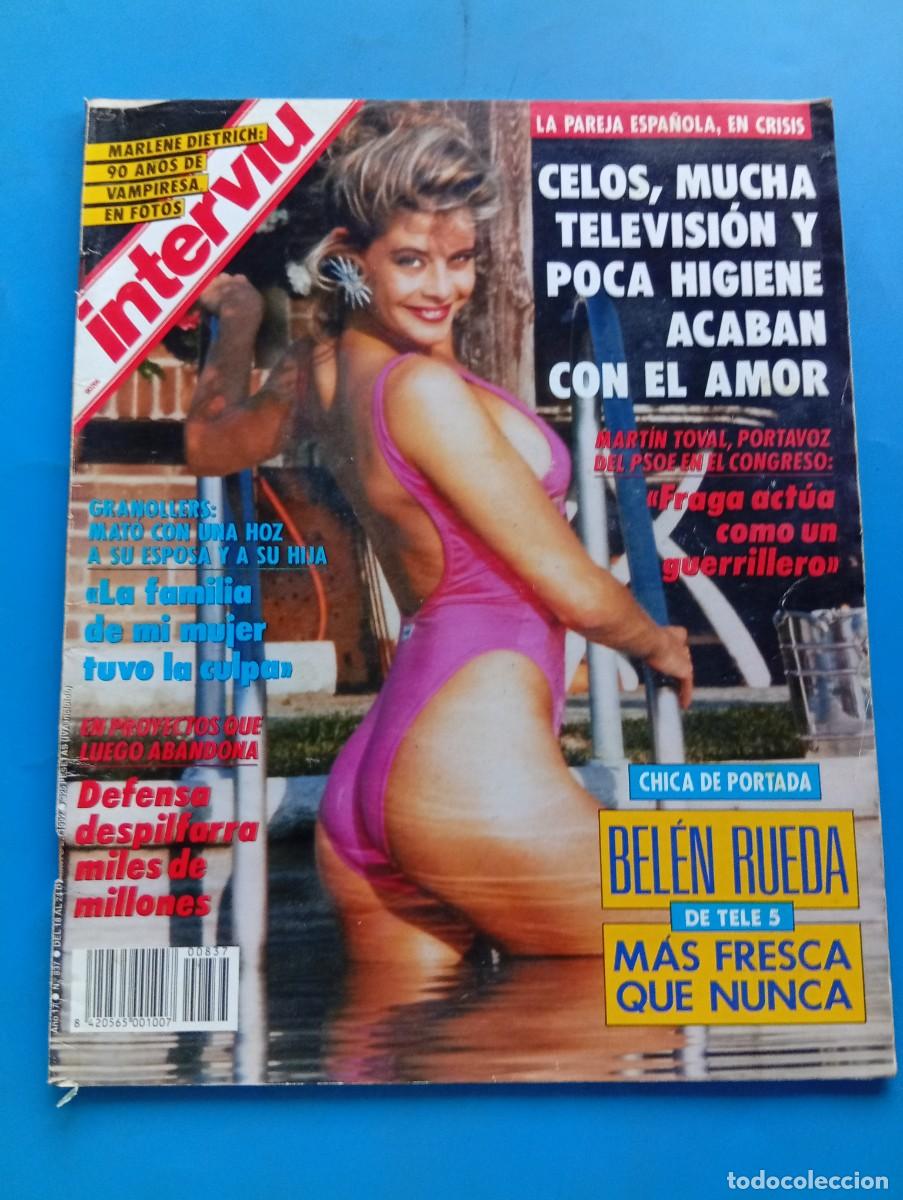 Coleccionismo de revista Intervi&uacute;: INTERVI&Uacute;. A&Ntilde;O 17. N&ordm; 837. MAYO. 1992. BELEN RUEDA. EL DESAMOR ATACA ALAS PAREJAS ESPA&Ntilde;OLAS... LEER