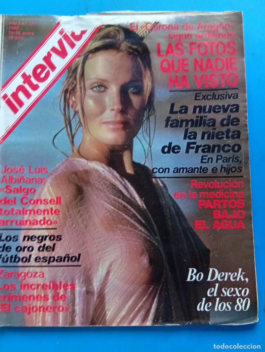 Coleccionismo de revista Intervi&uacute;: INTERVI&Uacute;. N&ordm; 191. ENERO 1980. BO DEREK. LOS NEGROS DE ORO DEL F&Uacute;TBOL ESPA&Ntilde;OL... LEER