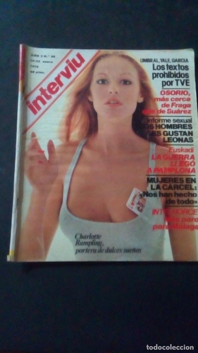 Coleccionismo de revista Intervi&uacute;: INTERVIU 88-1978-CHARLOTTE RAMPLING-CORINNE CLERY-PAMPLONA-GEOMANCIA-M&Aacute;LAGA-ALBERTO COUST&Eacute;