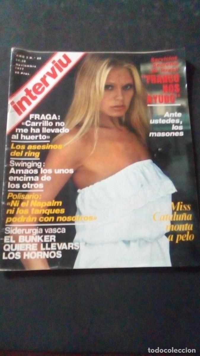 Coleccionismo de revista Intervi&uacute;: INTERVIU 80-1977-MISS CATALU&Ntilde;A AZUCENA HERN&Aacute;NDEZ-MASONER&Iacute;A-DAL&Iacute;-AMANDA LEAR-ROC&Iacute;O DURCAL-POLISARIO