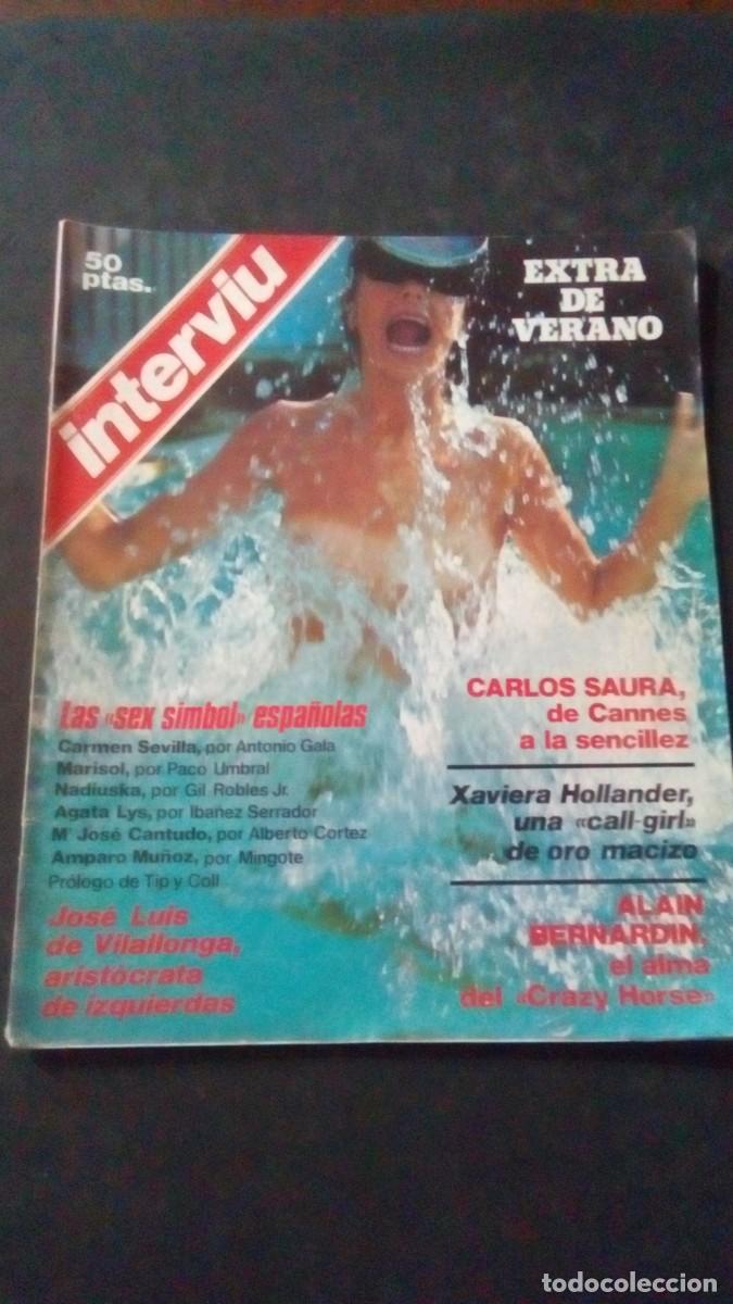 Coleccionismo de revista Intervi&uacute;: REVISTA INTERVIU-EXTRA DE VERANO 1976 -LAURA ANTONELLI, MARISOL, NADIUSKA, AGATA LYS, CANTUDO-SACCO