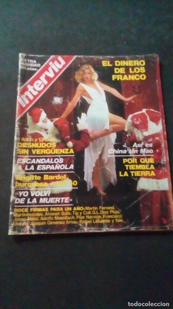 Coleccionismo de revista Intervi&uacute;: INTERVIU-NAVIDAD 1976-URSULA ANDRESS-MARISOL-VICTORIA VERA-NADIUSKA-SUSANA ESTRADA-B&Aacute;RBARA REY-DAL&Iacute;