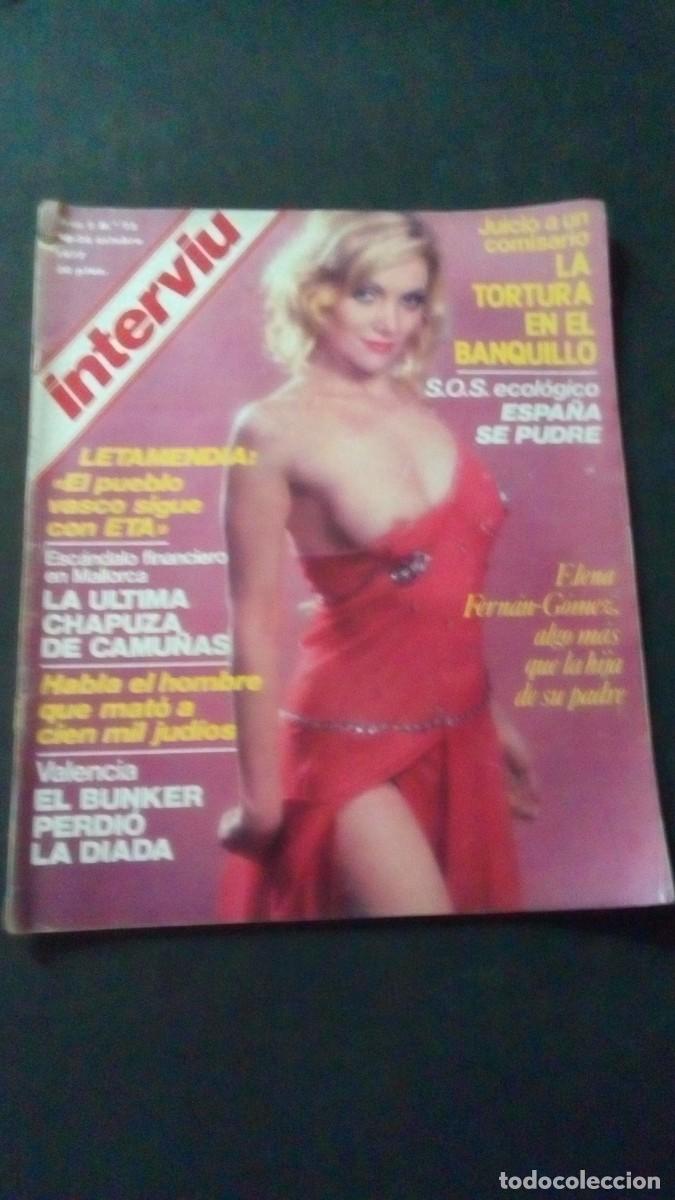 Coleccionismo de revista Intervi&uacute;: INTERVIU 75-1977-VIOLETA CELA-ETA-VICTORIA KENT-CANARIAS-GALBRAITH-VALENCIA-HILDEGART-HOLOCAUSTO